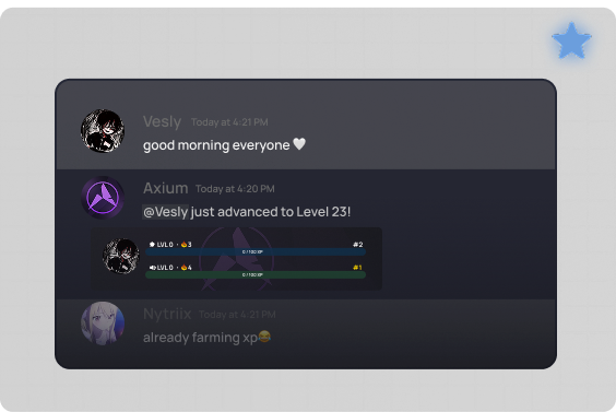 Reward active members visibly